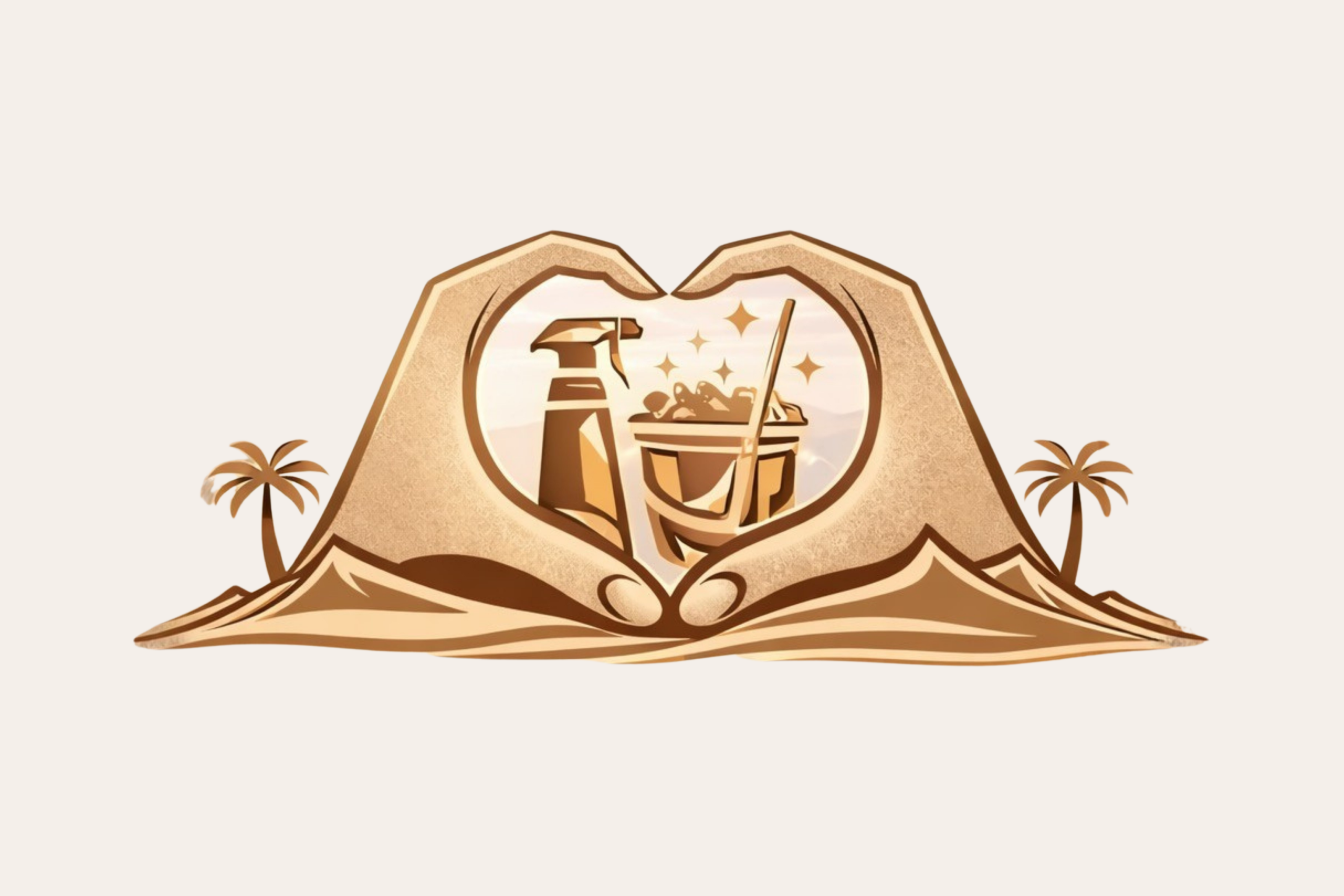 Desert's Finest Cleaning Co. logo